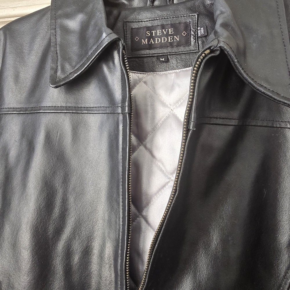 STEVE MADDAN Leather Jacket